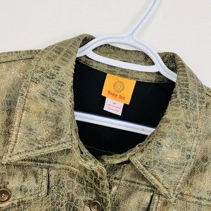 🟢 CLEARANCE! Ruby Road Size 18 Green Snakeskin‎ Jacket ~ Lined ~ Plus